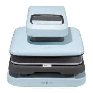 HTVRONT Auto 2 Digit Heat Transfer Press (Light Blue)