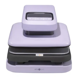 HTVRONT Auto 2 Digit Heat Transfer Press (Purple)