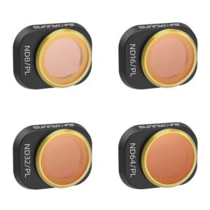 4 Sunnylife ND/PL objektyvo filtrai (8, 16, 32, 64) skirti DJI MINI 4 PRO
