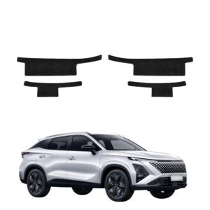 Komplektas 4w1 Juoda techninė apsauginė danga slenksčiams OMODA 5 Hybrid (2025-2026) GRIZZ HeavyDuty Black