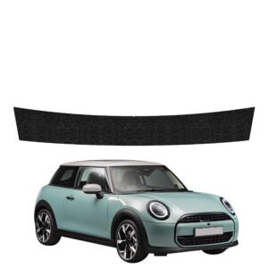 Juoda techninė apsauginė danga bagažinės slenksčiui Mini Cooper S (2023-2026) GRIZZ HeavyDuty Black