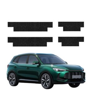 Komplektas 4w1 Juoda techninė apsauginė danga slenksčiams MG ZS Hybrid+ (2024-2026) GRIZZ HeavyDuty Black