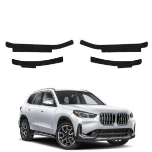 Komplektas 4w1 Juoda techninė apsauginė danga slenksčiams BMW X1 (2023-2026) GRIZZ HeavyDuty Black