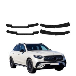 Komplektas 4w1 Juoda techninė apsauginė danga slenksčiams Mercedes-Benz GLC C254 (2023-2026) GRIZZ HeavyDuty Black