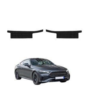 Komplektas 2w1 Juoda techninė apsauginė danga slenksčiams Mercedes CLE 300 (2023-2026) GRIZZ HeavyDuty Black