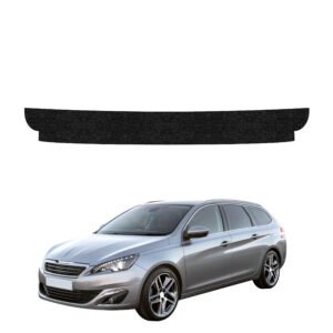 Juoda techninė apsauginė danga bagažinės slenksčiui Peugeot 308 universalas (2013-2021) GRIZZ HeavyDuty Black