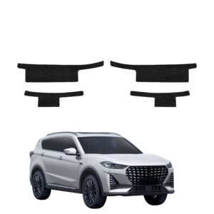 Komplektas 8w1 Juoda techninė apsauginė danga slenksčiams Jetour X70 Plus (2025-2026) GRIZZ HeavyDuty Black
