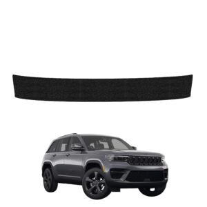 Juoda techninė apsauginė danga bagažinės slenksčiui Jeep Grand Cherokee (2025-2026) GRIZZ HeavyDuty Black