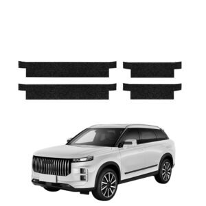 Komplektas 4w1 Juoda techninė apsauginė danga slenksčiams Jaecoo J7 (2024-2026) GRIZZ HeavyDuty Black