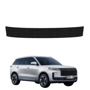 Juoda techninė apsauginė danga bagažinės slenksčiui Jaecoo J5 (2025-2026) GRIZZ HeavyDuty Black