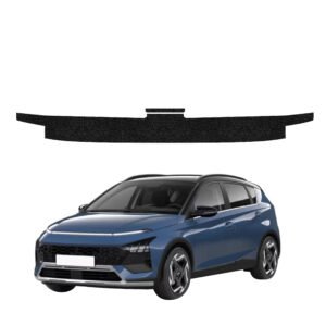 Komplektas 2w1 Juoda techninė apsauginė danga bagažinės slenksčiui Hyundai Bayon (2024-2026) GRIZZ HeavyDuty Black