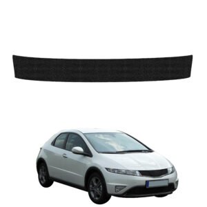Juoda techninė apsauginė danga bagažinės slenksčiui Honda Civic 8 hečbekas 5D (2009-2011) GRIZZ HeavyDuty Black