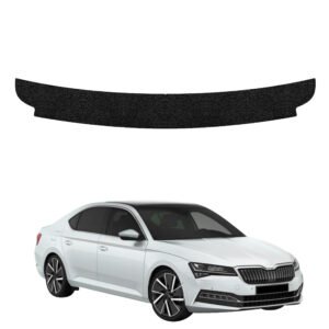 Juoda techninė apsauginė danga bagažinės slenksčiui Skoda Superb 3 Liftback (2019-2023) GRIZZ HeavyDuty Black