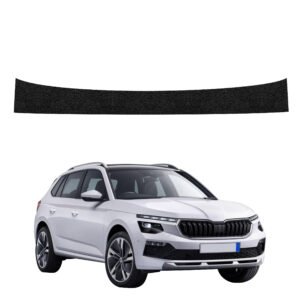 Juoda techninė apsauginė danga bagažinės slenksčiui Skoda Kamiq (2019-2025) GRIZZ HeavyDuty Black
