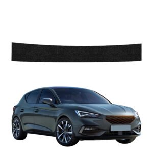 Juoda techninė apsauginė danga bagažinės slenksčiui Seat Leon (2024-2026) GRIZZ HeavyDuty Black