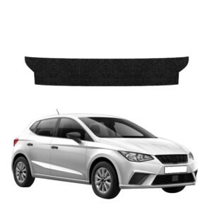 Juoda techninė apsauginė danga bagažinės slenksčiui Seat Ibiza (2021-2026) GRIZZ HeavyDuty Black