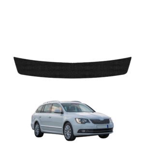Juoda techninė apsauginė danga bagažinės slenksčiui Skoda Superb 2 universalas Facelifting (2013-2015) GRIZZ HeavyDuty Black