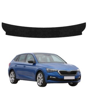 Juoda techninė apsauginė danga bagažinės slenksčiui Skoda Scala (2019-2023) GRIZZ HeavyDuty Black
