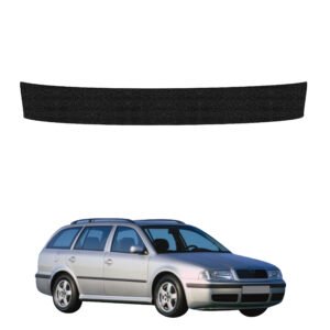 Juoda techninė apsauginė danga bagažinės slenksčiui Skoda Octavia universalas (1996-2010) GRIZZ HeavyDuty Black