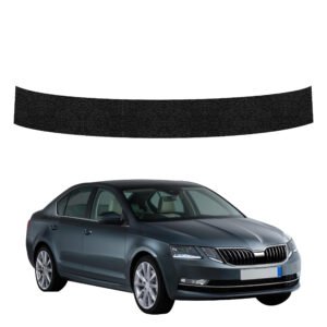 Juoda techninė apsauginė danga bagažinės slenksčiui Skoda Octavia 3 (2017-2020) GRIZZ HeavyDuty Black