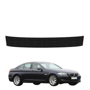 Juoda techninė apsauginė danga bagažinės slenksčiui BMW 5 F10 Sedan PreLCI (2010-2012) GRIZZ HeavyDuty Black