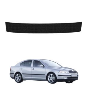 Juoda techninė apsauginė danga bagažinės slenksčiui Skoda Octavia 2 (2004-2008) GRIZZ HeavyDuty Black