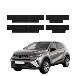 Komplektas 4w1 Juoda techninė apsauginė danga visiems slenksčiams Renault Symbioz (2024-2026) GRIZZ HeavyDuty Black