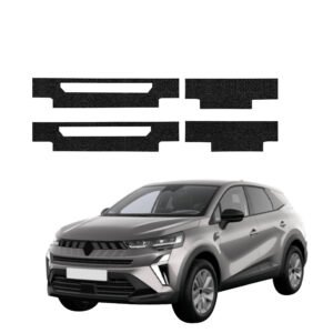Komplektas 4w1 Juoda techninė apsauginė danga slenksčiams Renault Captur (2024-2026) GRIZZ HeavyDuty Black