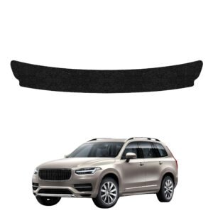 Juoda techninė apsauginė danga bagažinės slenksčiui Volvo XC90 (2015-2020) GRIZZ HeavyDuty Black