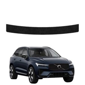 Juoda techninė apsauginė danga bagažinės slenksčiui Volvo XC60 2 (2022-2026) GRIZZ HeavyDuty Black