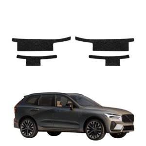 Komplektas 4w1 Juoda techninė apsauginė danga slenksčiams Volvo XC60 (2025-2026) GRIZZ HeavyDuty Black