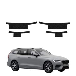 Komplektas 4w1 Juoda techninė apsauginė danga slenksčiams Volvo V60 (2026) GRIZZ HeavyDuty Black