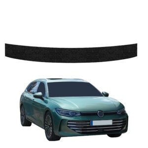 Juoda techninė apsauginė danga bagažinės slenksčiui Volkswagen Passat B9 (2024-2026) GRIZZ HeavyDuty Black