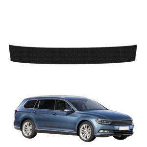 Juoda techninė apsauginė danga bagažinės slenksčiui Volkswagen Passat B8 universalas (2014-2022) GRIZZ HeavyDuty Black