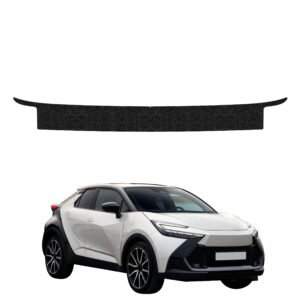 Juoda techninė apsauginė danga bagažinės slenksčiui Toyota C-HR (2023-2026) GRIZZ HeavyDuty Black