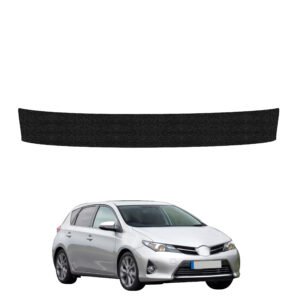 Juoda techninė apsauginė danga bagažinės slenksčiui Toyota Auris (2012-2015) GRIZZ HeavyDuty Black