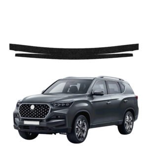 Juoda techninė apsauginė danga bagažinės slenksčiui SsangYong Rexton (2023-2026) GRIZZ HeavyDuty Black