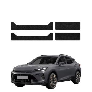 Komplektas 4w1 Juoda techninė apsauginė danga slenksčiams Cupra Formentor Facelift (2024-2026) GRIZZ HeavyDuty Black