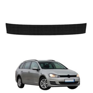 Juoda techninė apsauginė danga bagažinės slenksčiui Volkswagen Golf 7 Variant (2013-2020) GRIZZ HeavyDuty Black