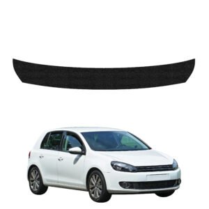 Juoda techninė apsauginė danga bagažinės slenksčiui Volkswagen Golf 6 hečbekas 5D (2008-2013) GRIZZ HeavyDuty Black