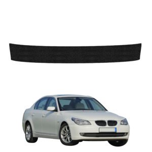 Juoda techninė apsauginė danga bagažinės slenksčiui BMW 5 E60 Sedan 4D (2007-2010) GRIZZ HeavyDuty Black