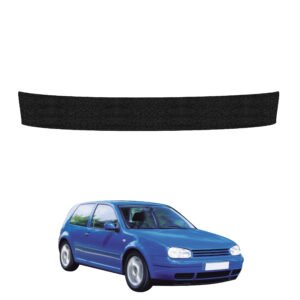 Juoda techninė apsauginė danga bagažinės slenksčiui Volkswagen Golf 4 hečbekas 3D (1997-2003) GRIZZ HeavyDuty Black