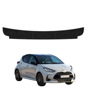 Juoda techninė apsauginė danga bagažinės slenksčiui Toyota Yaris HEV (2020-2026) GRIZZ HeavyDuty Black