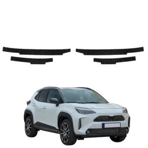 Komplektas 4w1 Juoda techninė apsauginė danga slenksčiams Toyota Yaris Cross (2021-2026) GRIZZ HeavyDuty Black