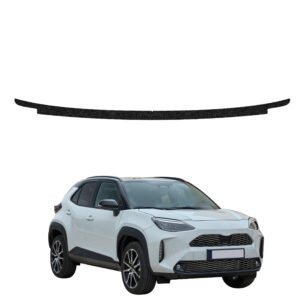 Juoda techninė apsauginė danga bagažinės slenksčiui Toyota Yaris Cross (2021-2026) GRIZZ HeavyDuty Black