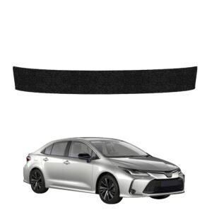 Juoda techninė apsauginė danga bagažinės slenksčiui Toyota Corolla Sedan (2022-2026) GRIZZ HeavyDuty Black