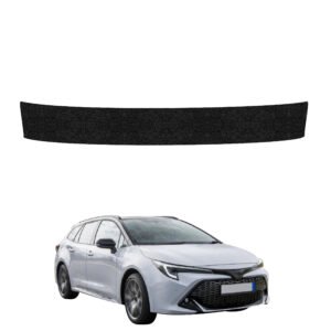 Juoda techninė apsauginė danga bagažinės slenksčiui Toyota Corolla universalas (2019-2022) GRIZZ HeavyDuty Black