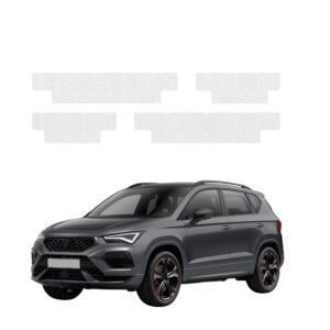 Komplektas 4w1 Bespalvė techninė apsauginė danga slenksčiams Cupra Ateca (2020-2026) GRIZZ HeavyDuty Clear