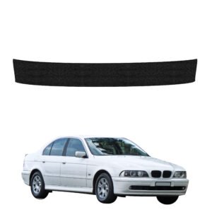 Juoda techninė apsauginė danga bagažinės slenksčiui BMW 5 E39 Sedan (1995-2003) GRIZZ HeavyDuty Black