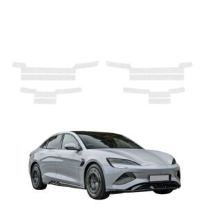Komplektas 8w1 Bespalvė techninė apsauginė danga slenksčiams BYD Seal (2026) GRIZZ HeavyDuty Clear
